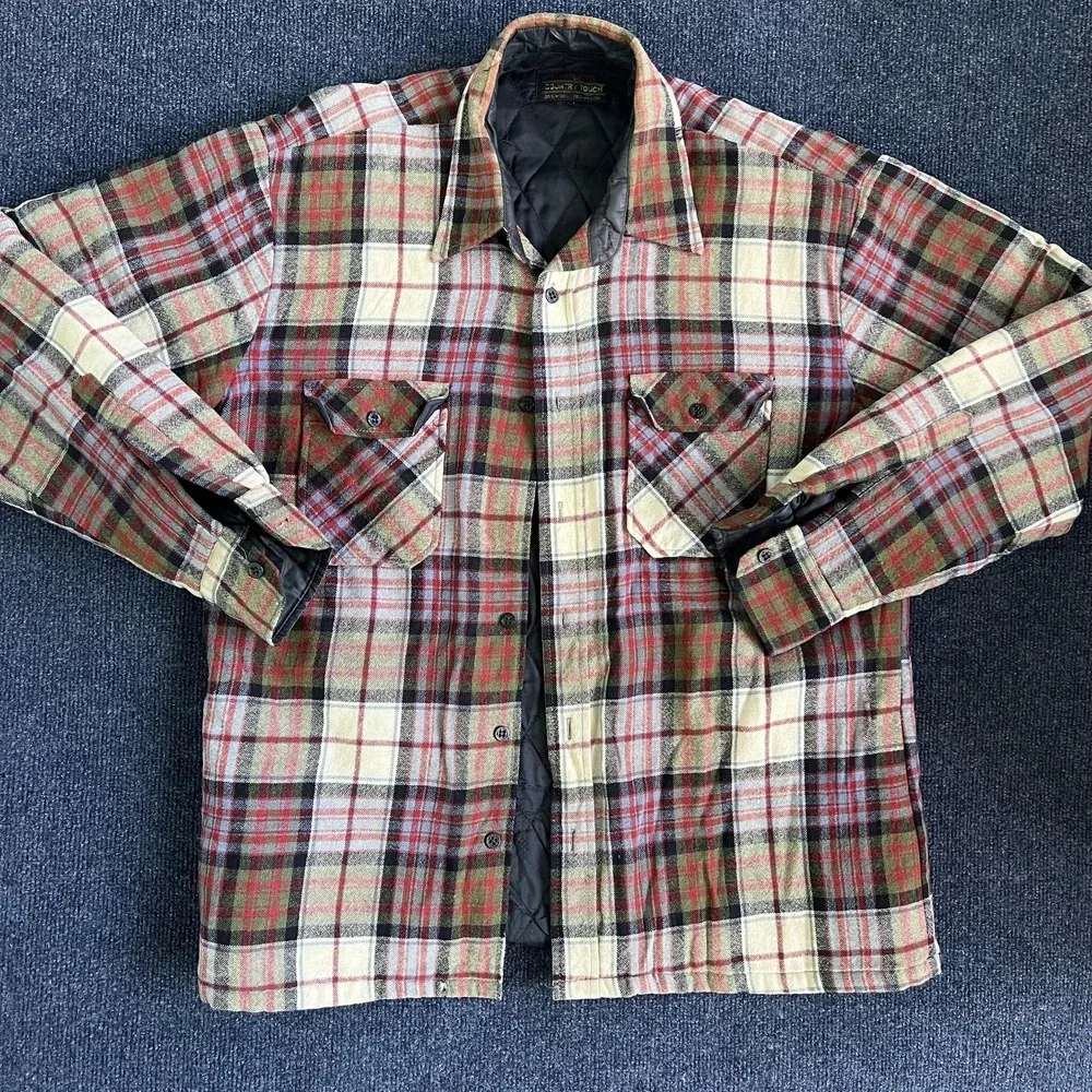 Sportswear Country Touch Northern Explorer Jackets Mens L M‎ Plaid Flannel Lot